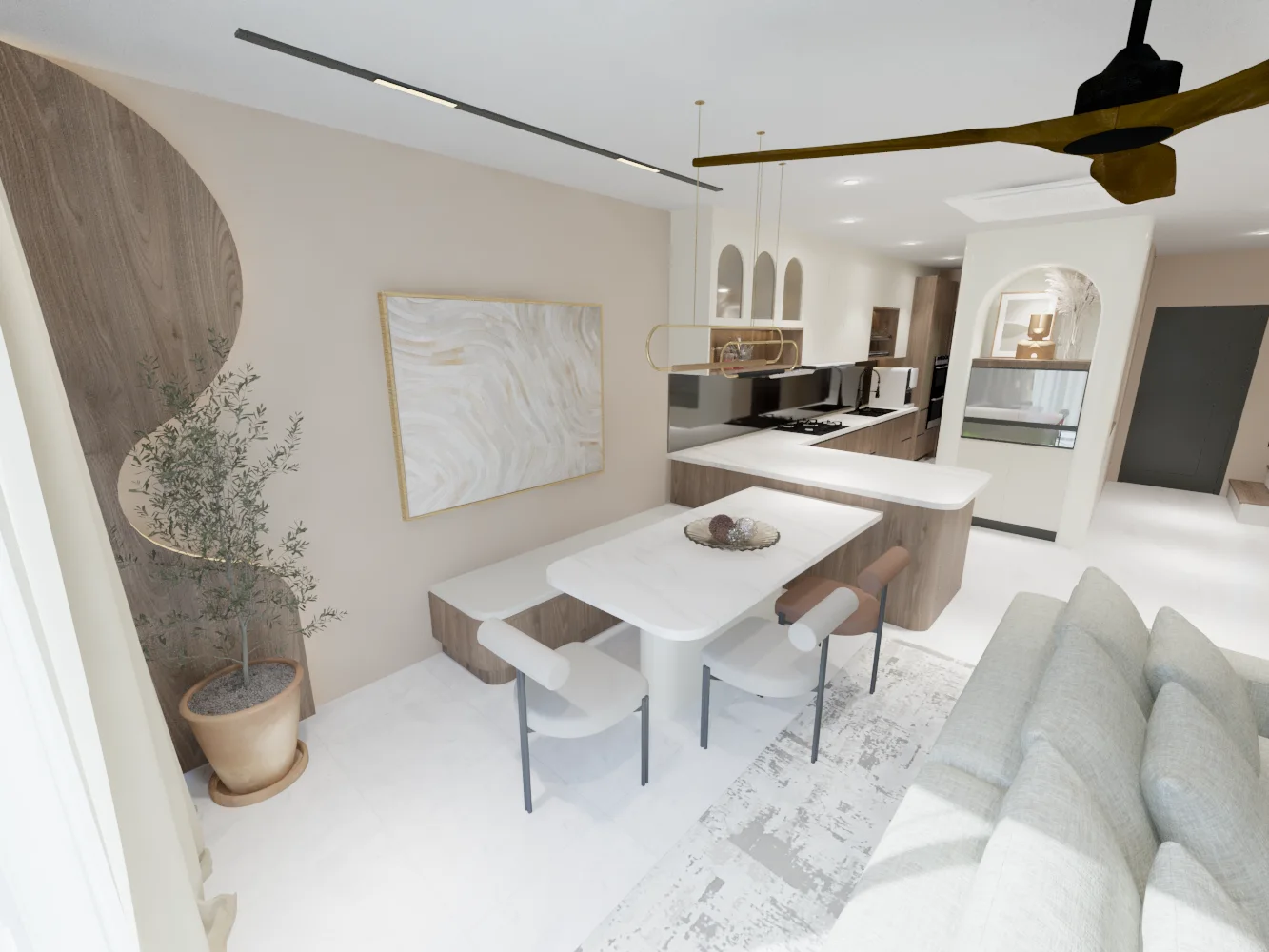 Original Ilham Elmina dining-room visualization